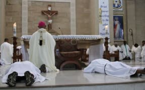A mass to celebrate the ordination of priests.