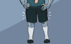 work shorts graphic