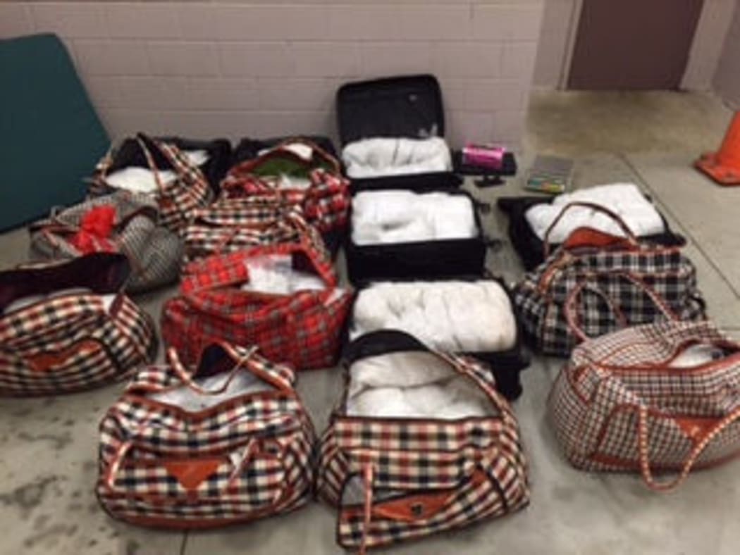 Northland Police have made a record seizure of methamphetamine - with an estimated street value of $438 million on the street.