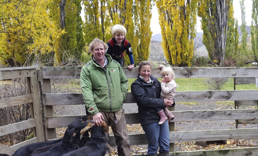 The Redfern family. (L-R) Guy, Arthur, Fiona and Matilda.