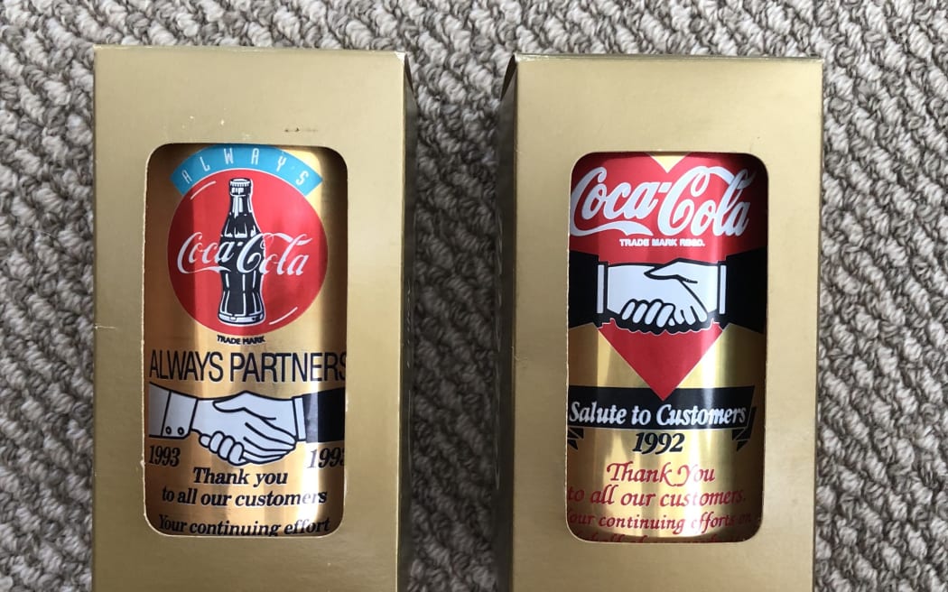 These vintage limited edition Coke cans sold for more than $200.