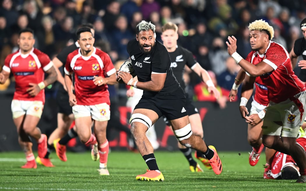 Patrick Tuipulotu.
All Blacks v Tonga, Steinlager Series,