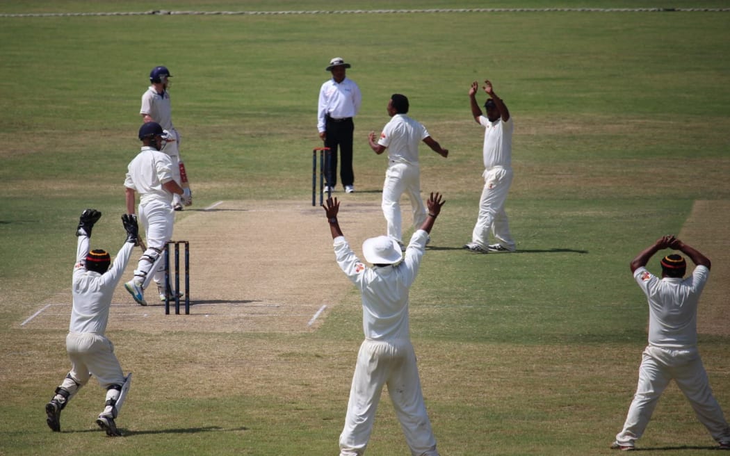 Lega Siaka picked up seven wickets in PNG's victory over Namibia.