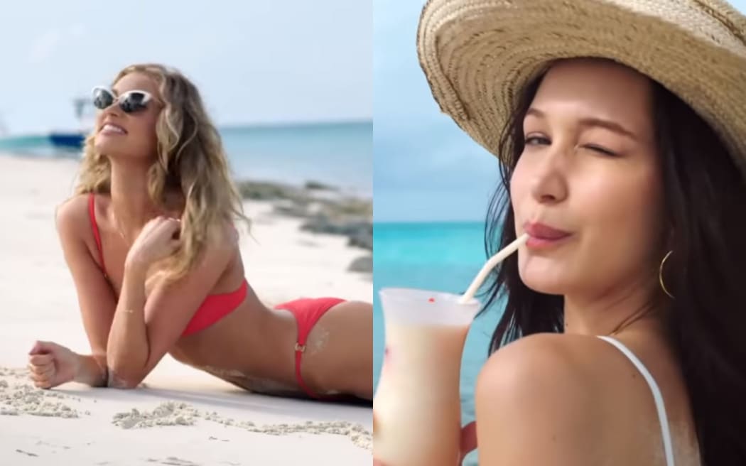 Screen shots from the Fyre Festival promotional video