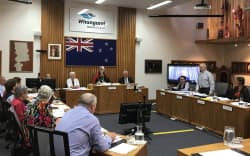 Whangārei district councillor Phil Halse speaks against his council’s November decision for Māori wards.
