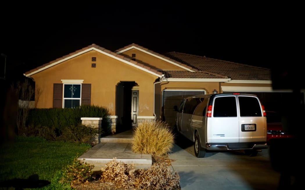 The home where the Turpins were arrested after police discovered that 13 people had been held captive in filthy conditions.
