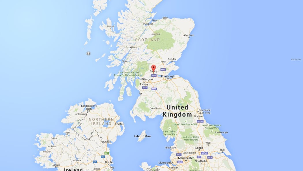 Map of Stirling, Scotland