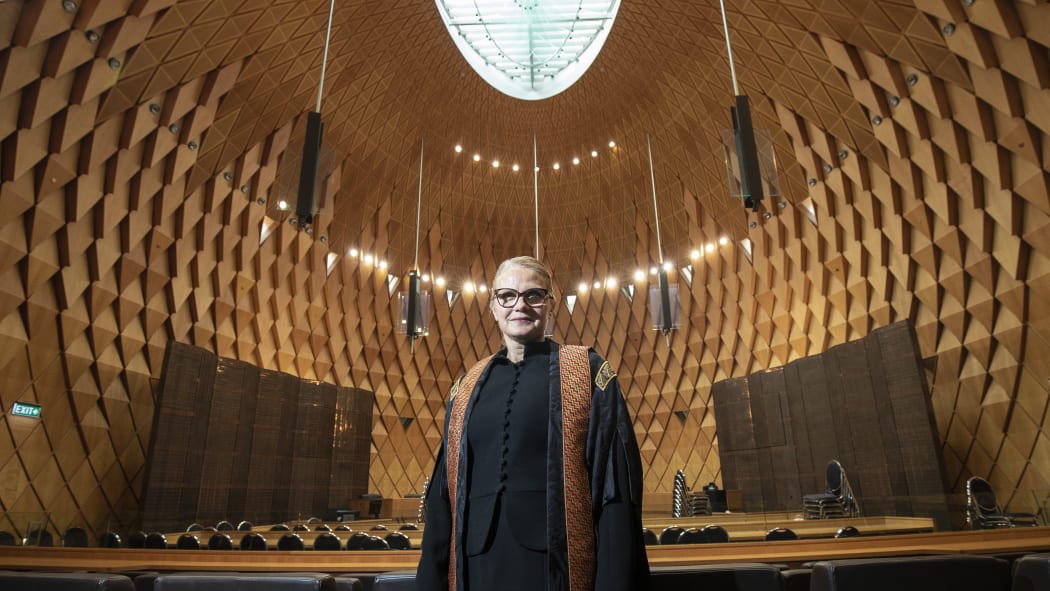 14032019  ROBERT KITCHIN/STUFF
L-R: 
Dame Helen Winkelmann began her term as Chief Justice on March 14, 2019, and was sworn in at a ceremony at the Supreme Court in Wellington.