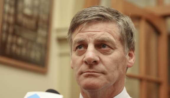 14062016 Photo: RNZ/Rebekah Parsons-King. Bill English, caucus run.