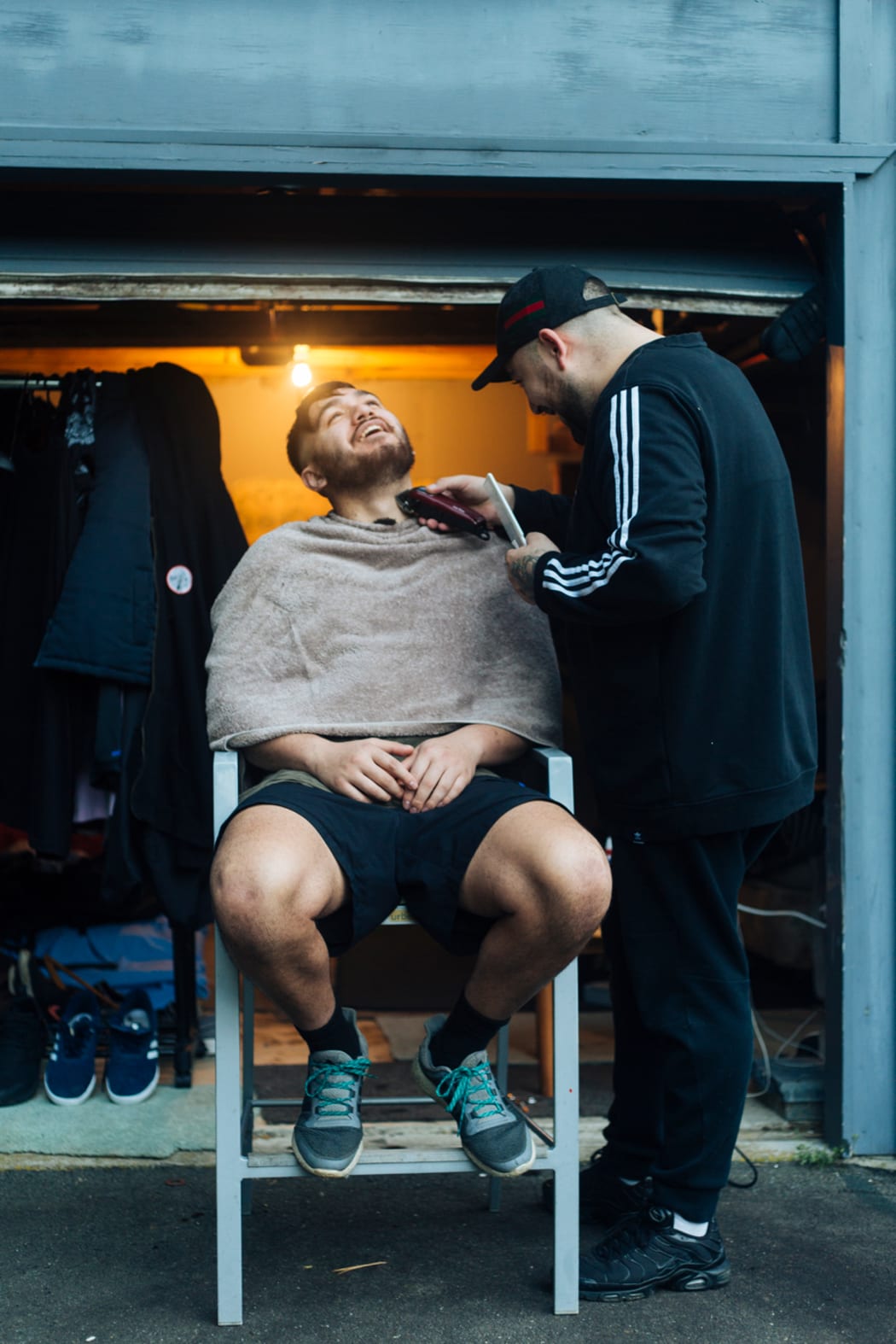 Barber Quinten, who goes by Q.