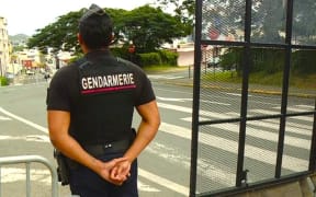Heavy security around Nouméa’s tribunal on Saturday 22 June 2024