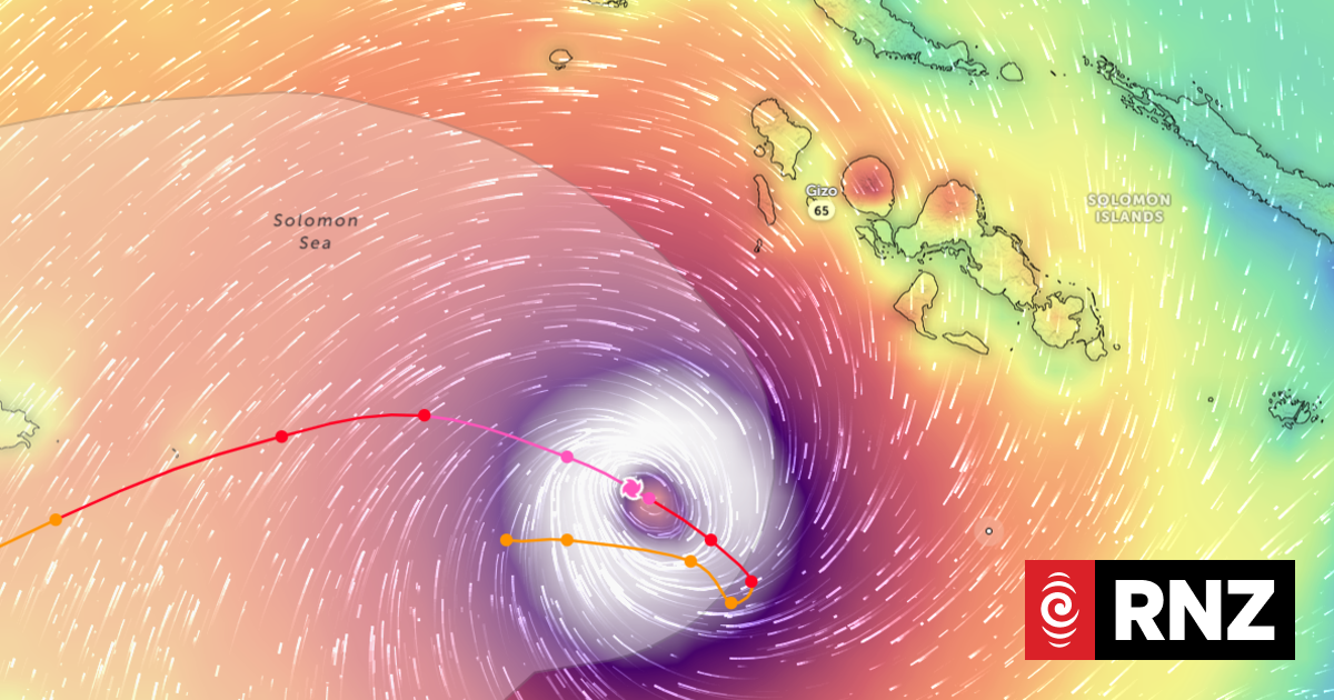 Cyclone Maila reaches Category 5 strength in Solomon Sea