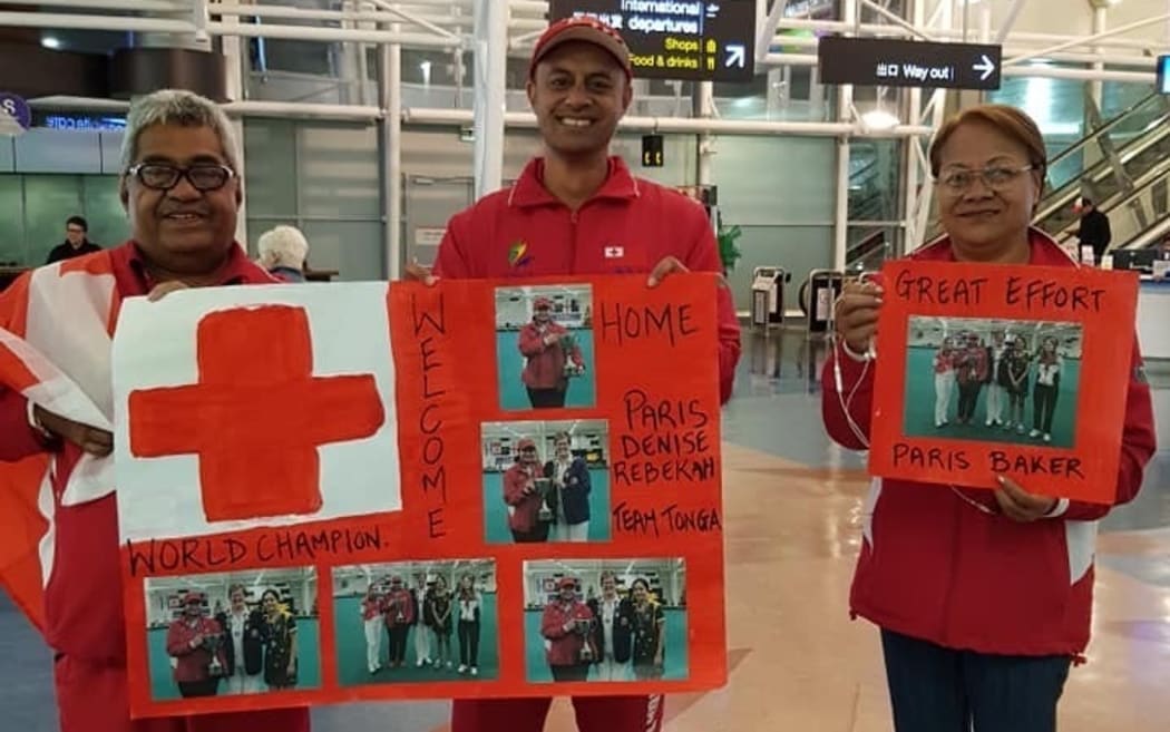 Paris Baker received a big welcome home from her family.