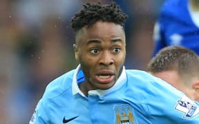 Manchester City's Raheem Sterling in EPL action.