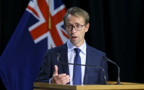 Director-General of Health Ashley Bloomfield speaks to media during a Covid-19 update conference at Parliament on May 12, 2020 in Wellington.