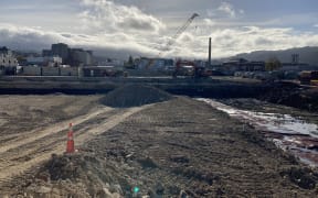 Work is underway on the new Dunedin Hospital inpatient building site.