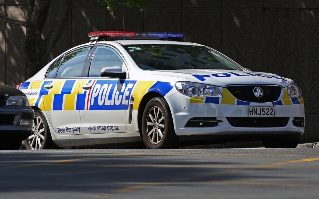 Police car in Auckland.