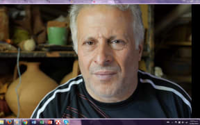 Syrian refugee Mohammad Karkoush.