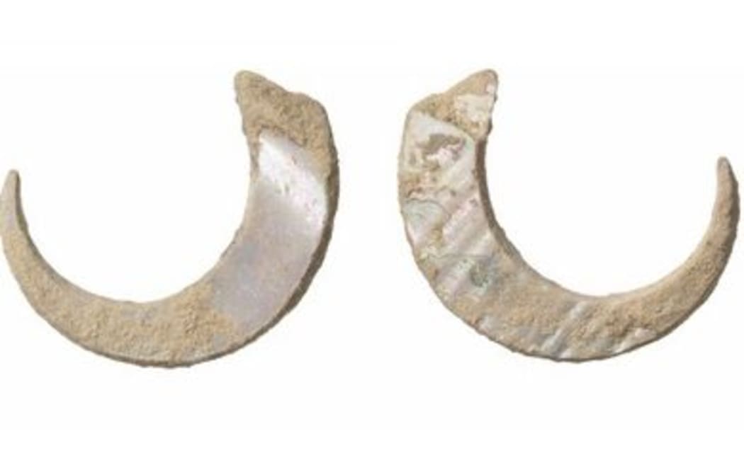 The 23,000-year-old fish hooks that were found in a cave on Okinawa.