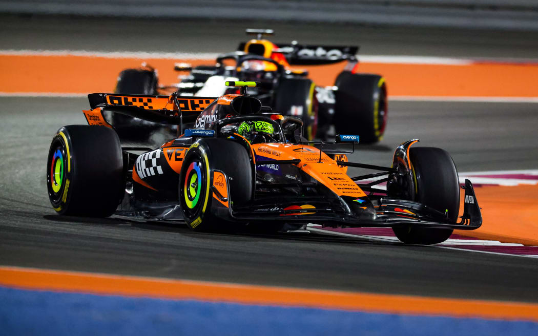 Lando Norris of McLaren at the 2025 Qatar Grand Prix.