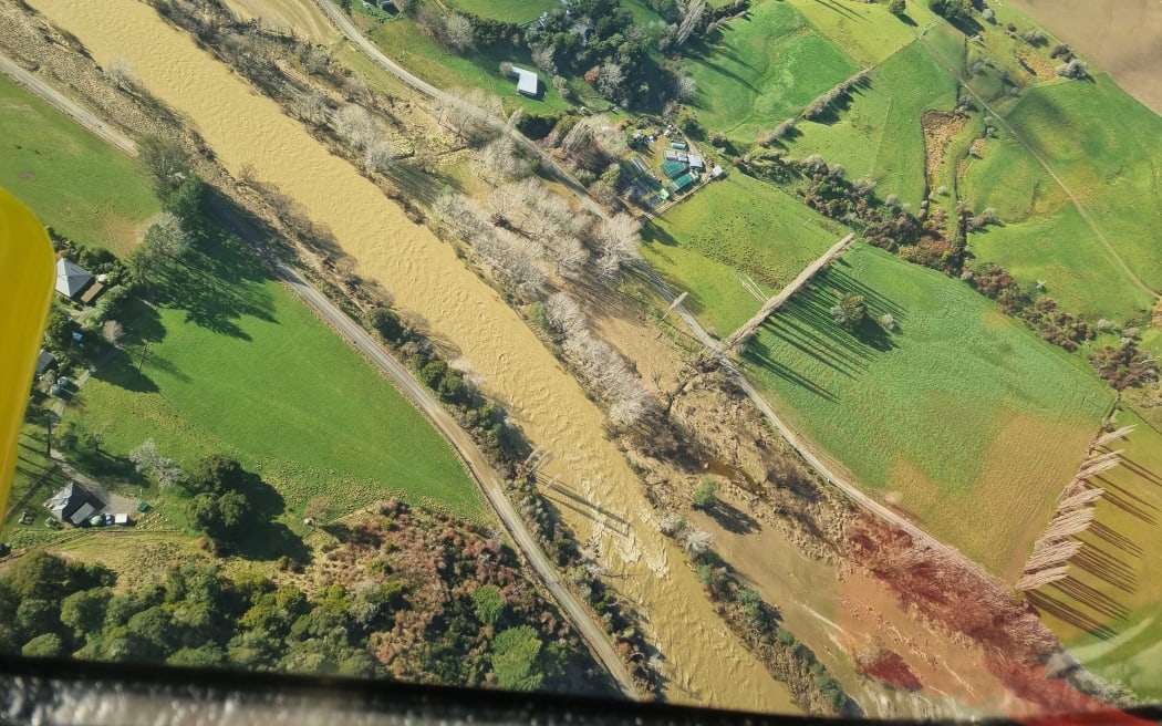 Flooding in the Tasman region in June 2025.