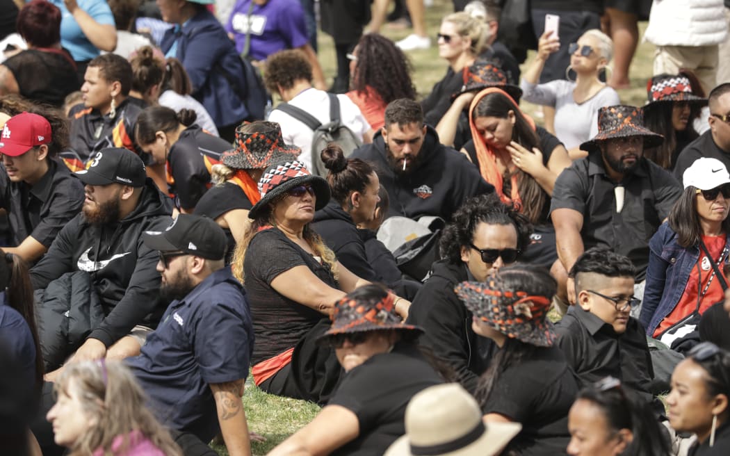Powhiri for Te Matatini at Waitangi Park.
