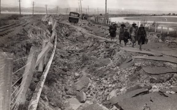 Hawkes Bay/Napier earthquake damage 1931