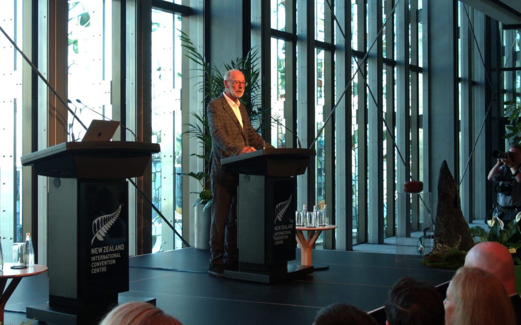 Auckland Mayor Wayne Brown at the NZICC opening