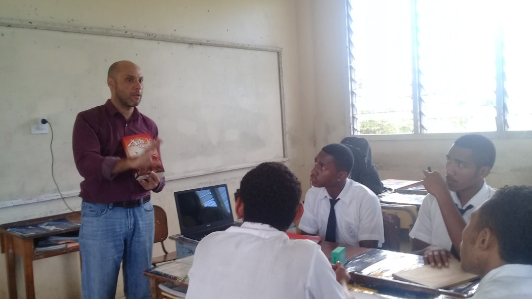 Students of Ratu Navula College in Fiji can now learn to speak French.