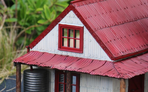 'Bigature' of Field Hut in the Tararua Ranges
