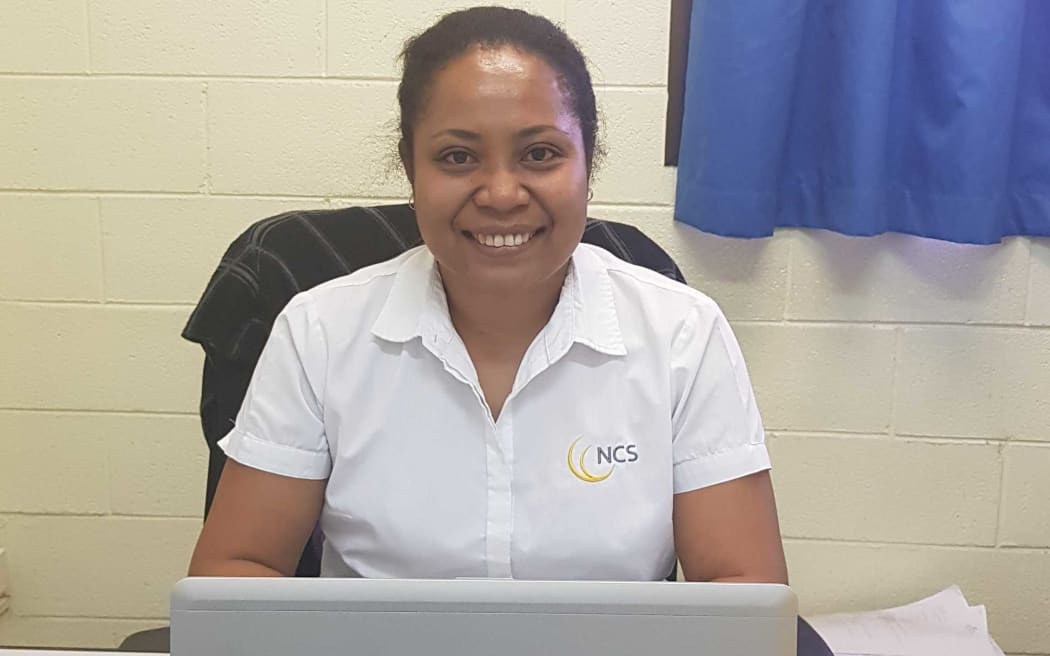Violet Aopi of Papua New Guinea company NCS