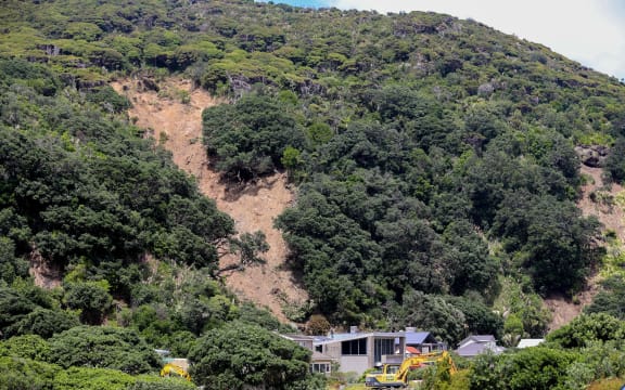 Piha was hit hard by Cyclone Gabrielle and people are still staying at the surf club as they cannot return to their homes.