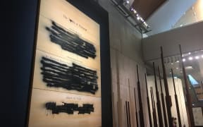Image from Signs of the Nation exhibition at Te Papa January 2024