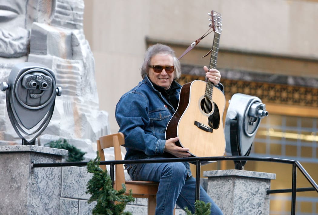 Musician Don McLean at the 86th Annual Macy's Thanksgiving Day Parade in New York City in 2012.