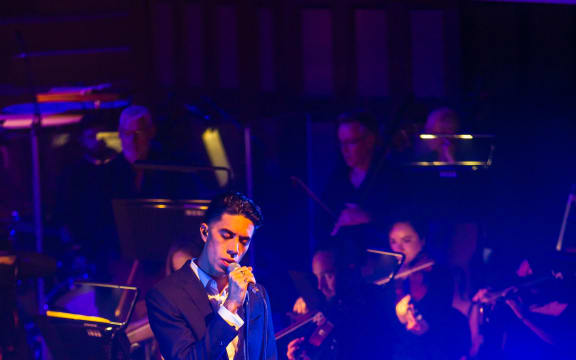 Teeks performing at Auckland's Town Hall