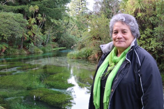 Te Rangikaheke Bidois at Hamurana Springs.