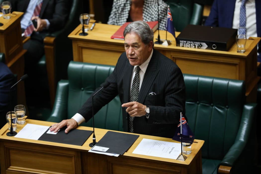 Deputy Prime Minister Winston Peters.