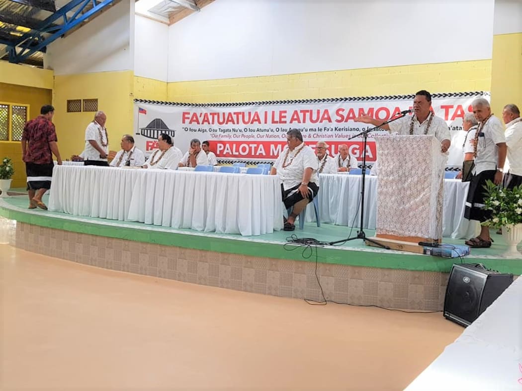 The FAST party Roadshow at Va'a o Fonoti constituency last weekend