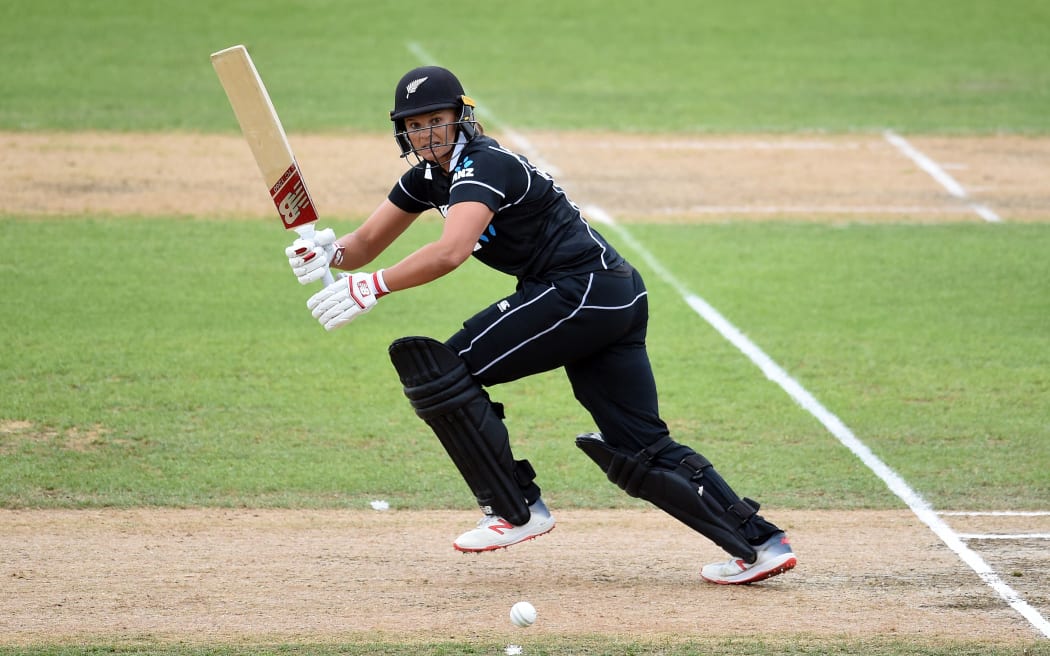 White Ferns opener Suzie Bates top scored in New Zealand's innings.