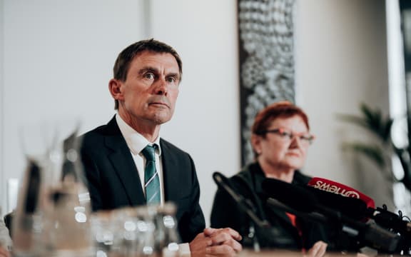 Wellington Mayor Andy Foster and deputy mayor Sarah Free.