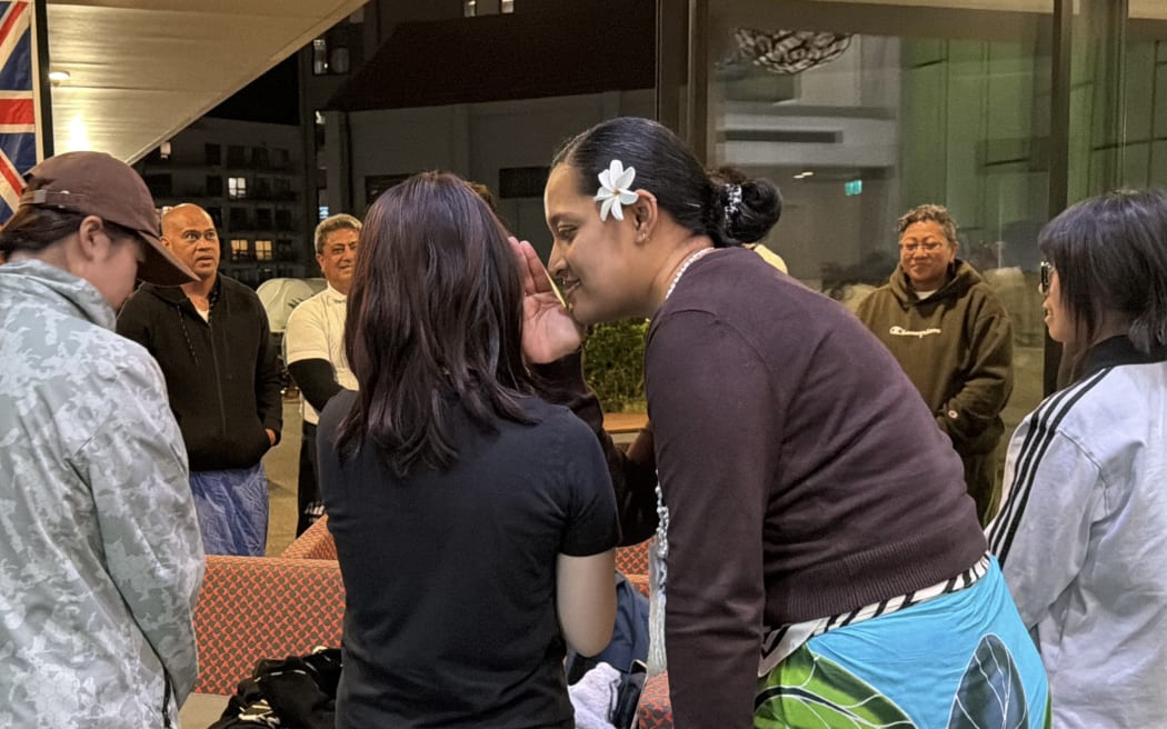 Attendees participated in a game of 