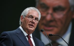Exxon Mobil chairman and CEO Rex Tillerson addresses the World Gas Conference in Paris in June 2015. Tillerson is US President-elect Donald Trump's top pick for secretary of state, US media report.