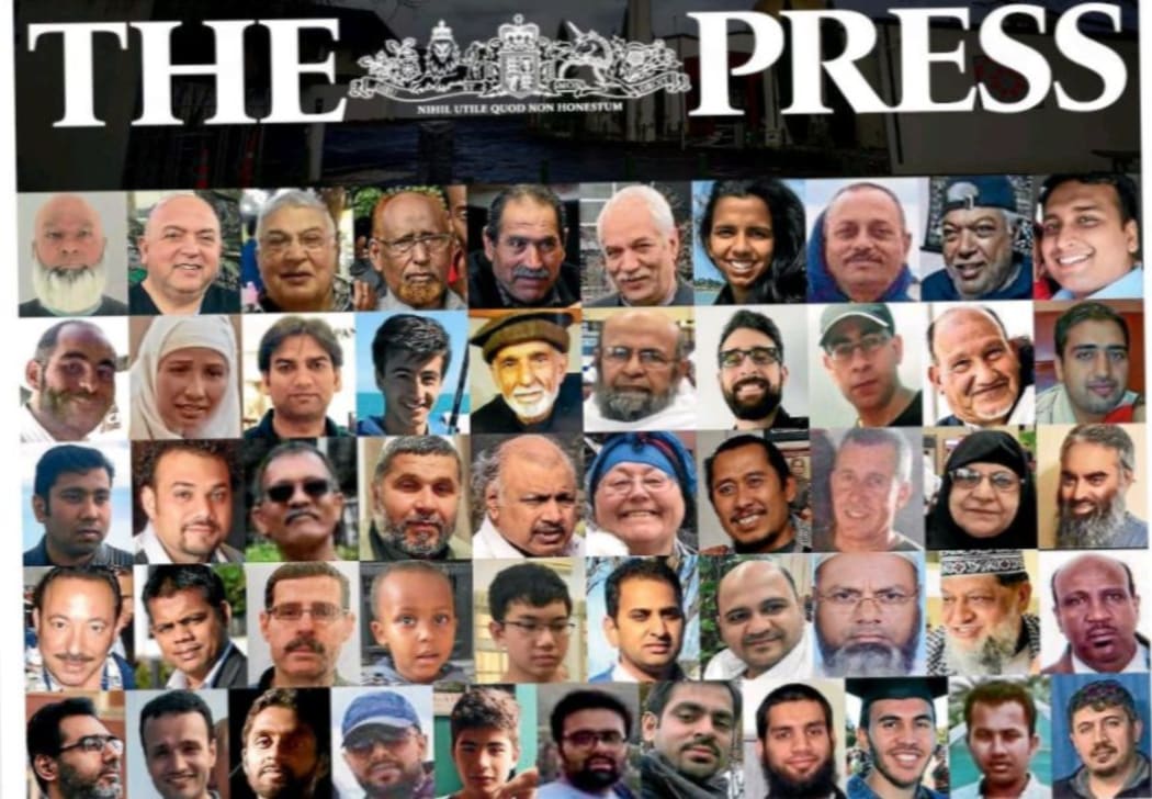 The Press on Monday carried images of all 51 victims.