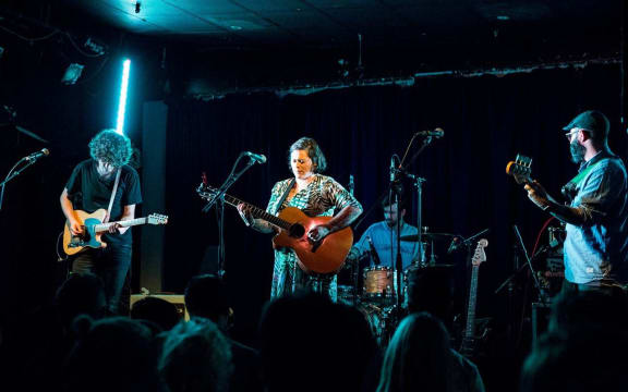 Anika Moa and band at The Kings Arms