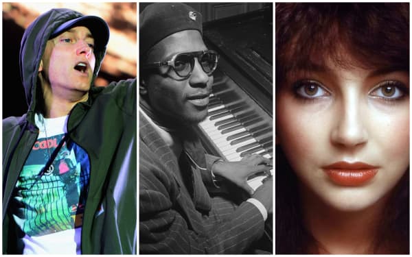 Masters of brevity:  Eminem, Thelonious Monk and Kate Bush.