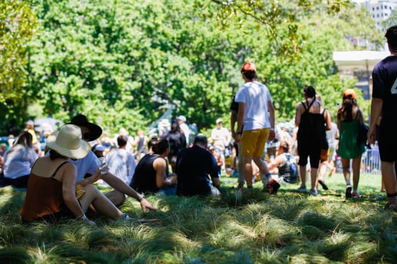 Albert Park - the perfect location for the Laneway festival.