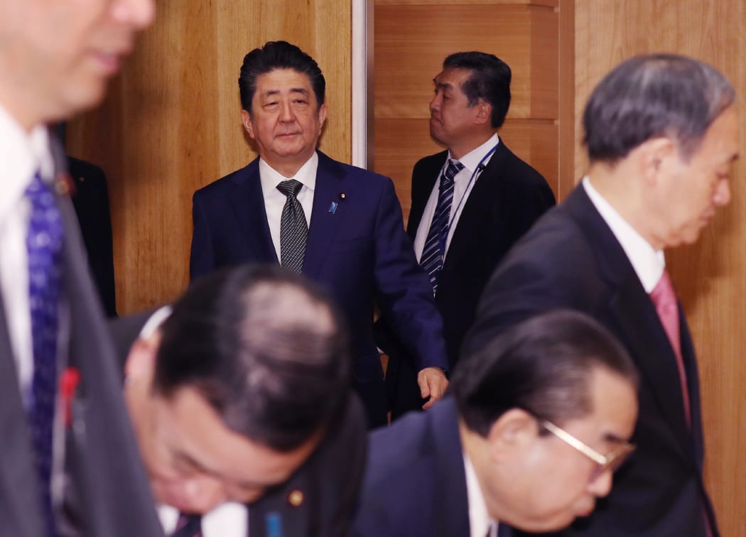 Japan's PM Shinzo Abe informed reporters late on Tuesday that the Olympics would not go ahead.