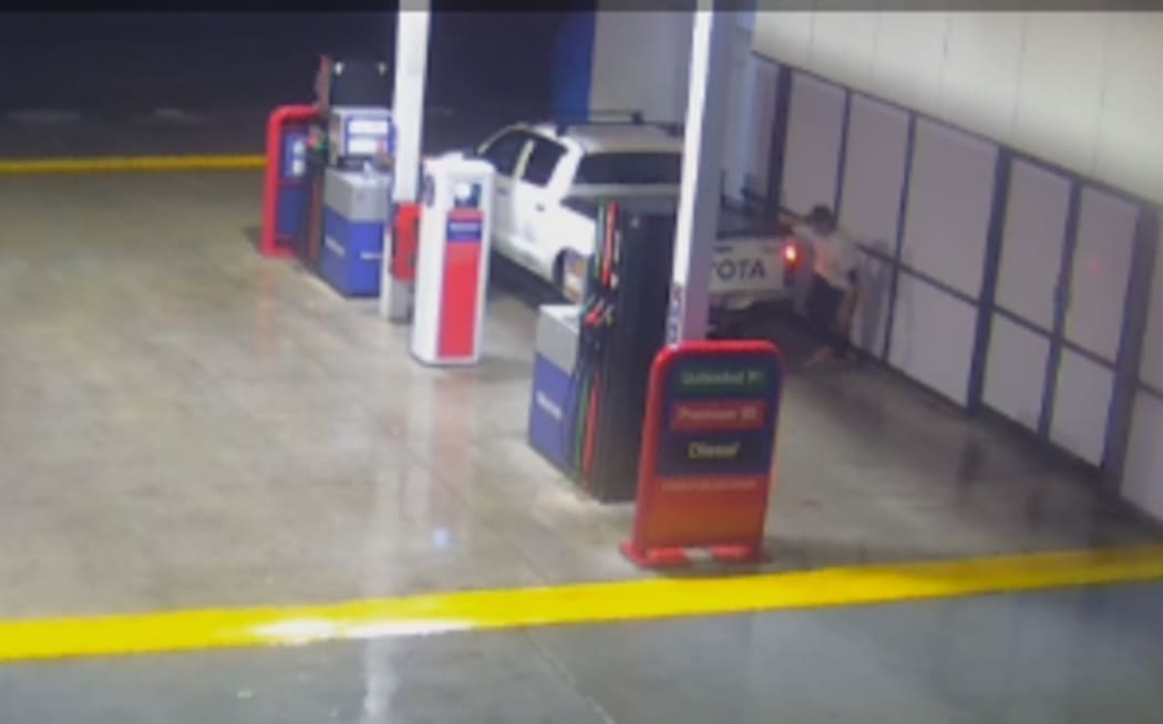 Joseph Ahuriri was last seen in this CCTV footage from a Bay View truck stop north of Napier, early on 14 February, and is believed to have travelled north about the time Cyclone Gabrielle caused severe flooding in the area.