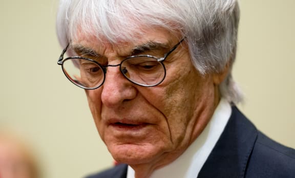 Bernie Ecclestone denies the charge.