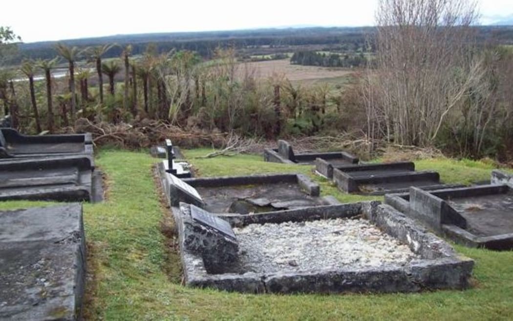 The cemetery at Ross which is at the centre of the controversy